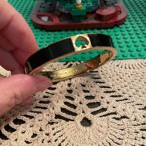 kate spade gold and black bracelet NWOT